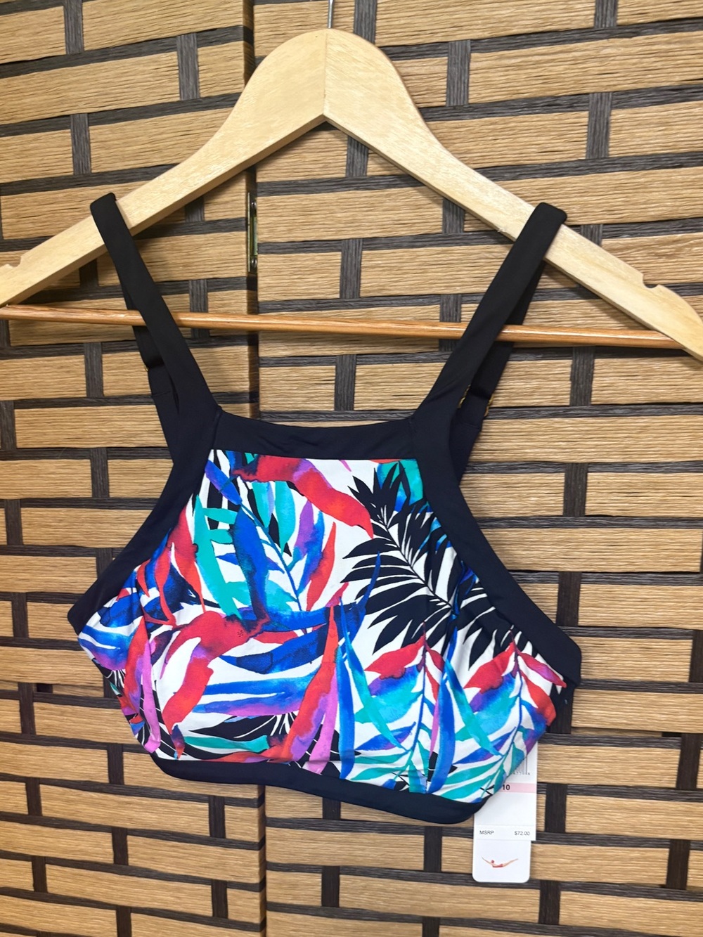 Jantzen bikini top size 10